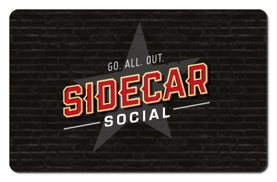 sidecar social star logo on a dark background