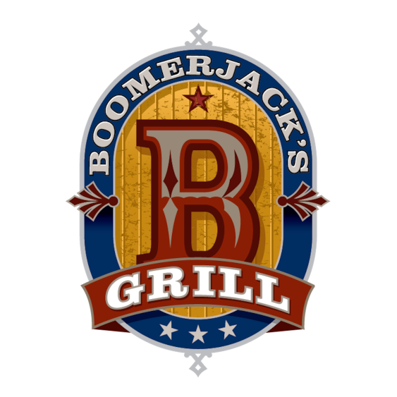 Boomerjack's Grill logo.